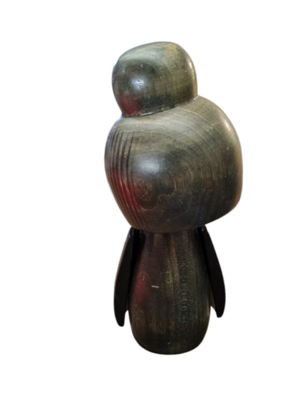 Japanese Wooden KOKESHI Doll Vintage KIMONO Cute Signed - Picture 3 of 8